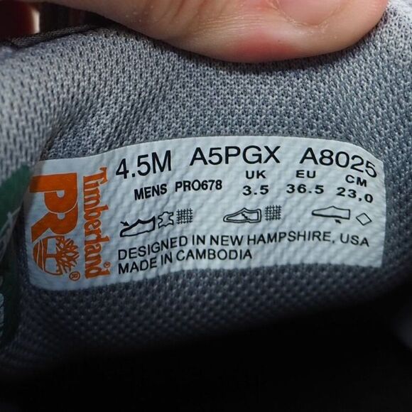 Timberland PRO Berkley Composite Safety Toe Oxfords A5PGX Men's 4.5 Women's 6 - Picture 10 of 12